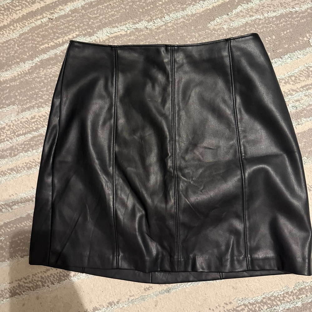 Abercrombie leather Skirt